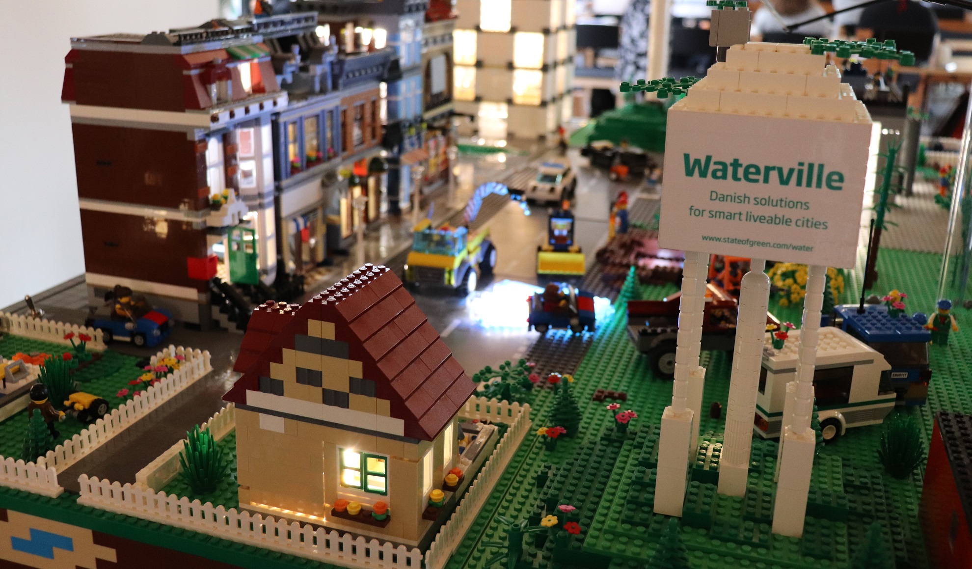 LEGO illustration of a smart and livable city