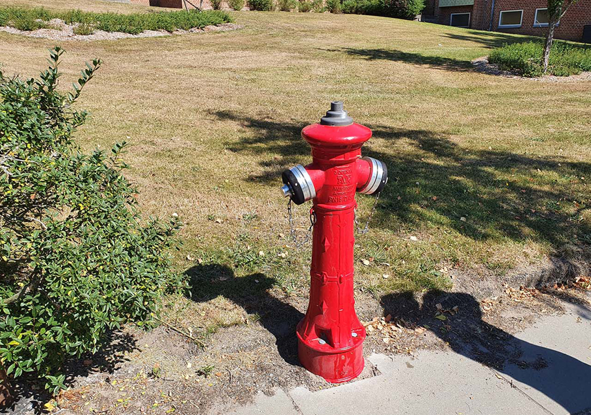 VIDI caps from AVK Smart Water installed on AVK hydrant