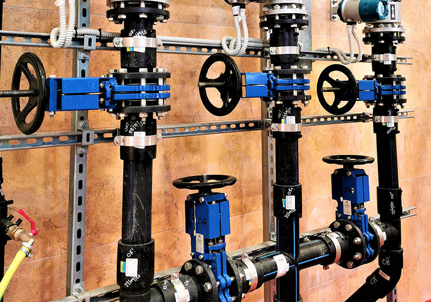 AVK knife gate valves installed in Athens water utility