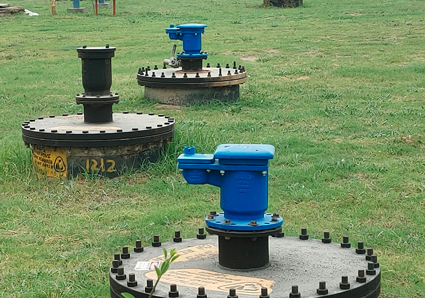 AVK air valves installed