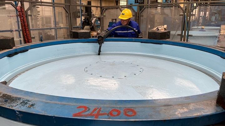 AVK butterfly valve from above
