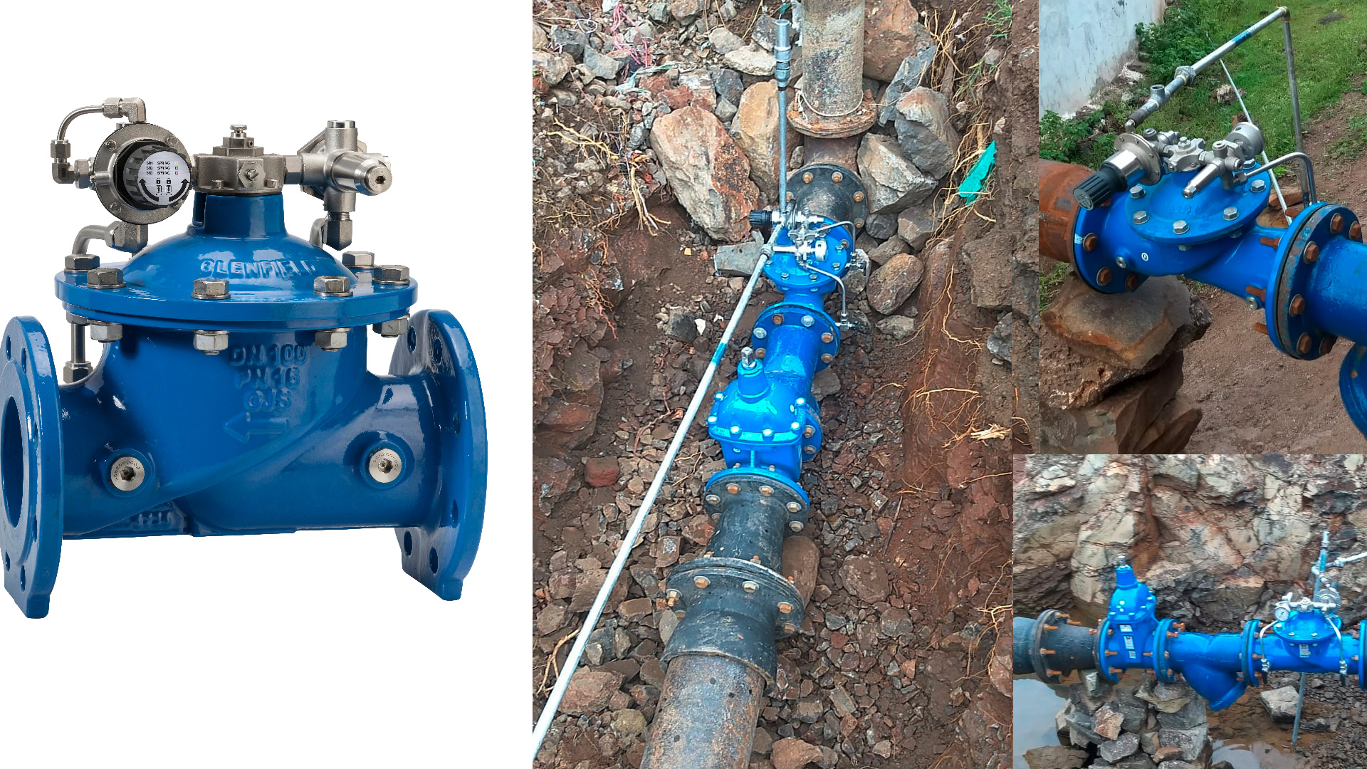 Control valves installed in Chikodi water supply system upgrade