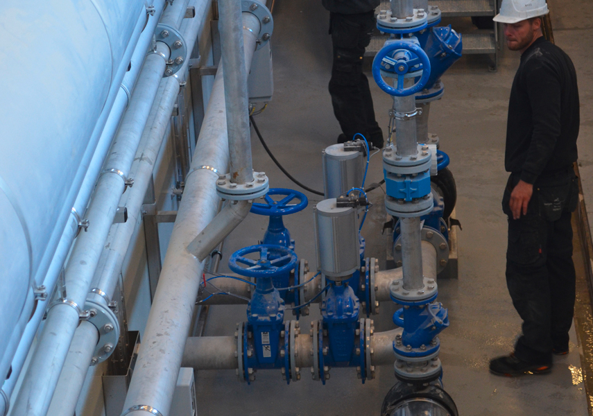 Mariagerfjord installation of AVK valves