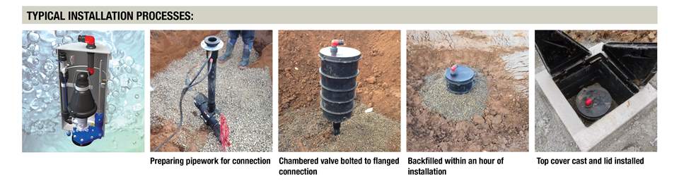 UK chambered wastewater air valves