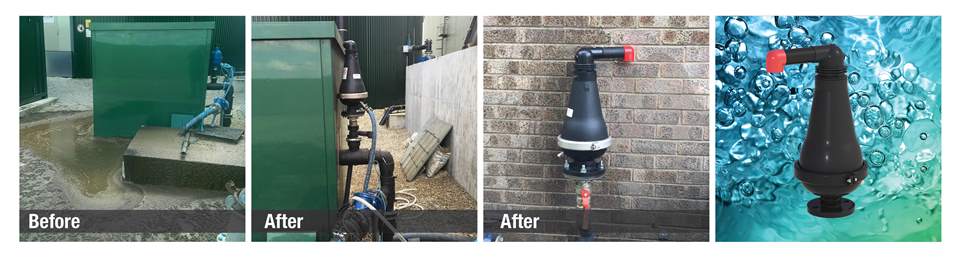 Biogas replacement with AVK air valves