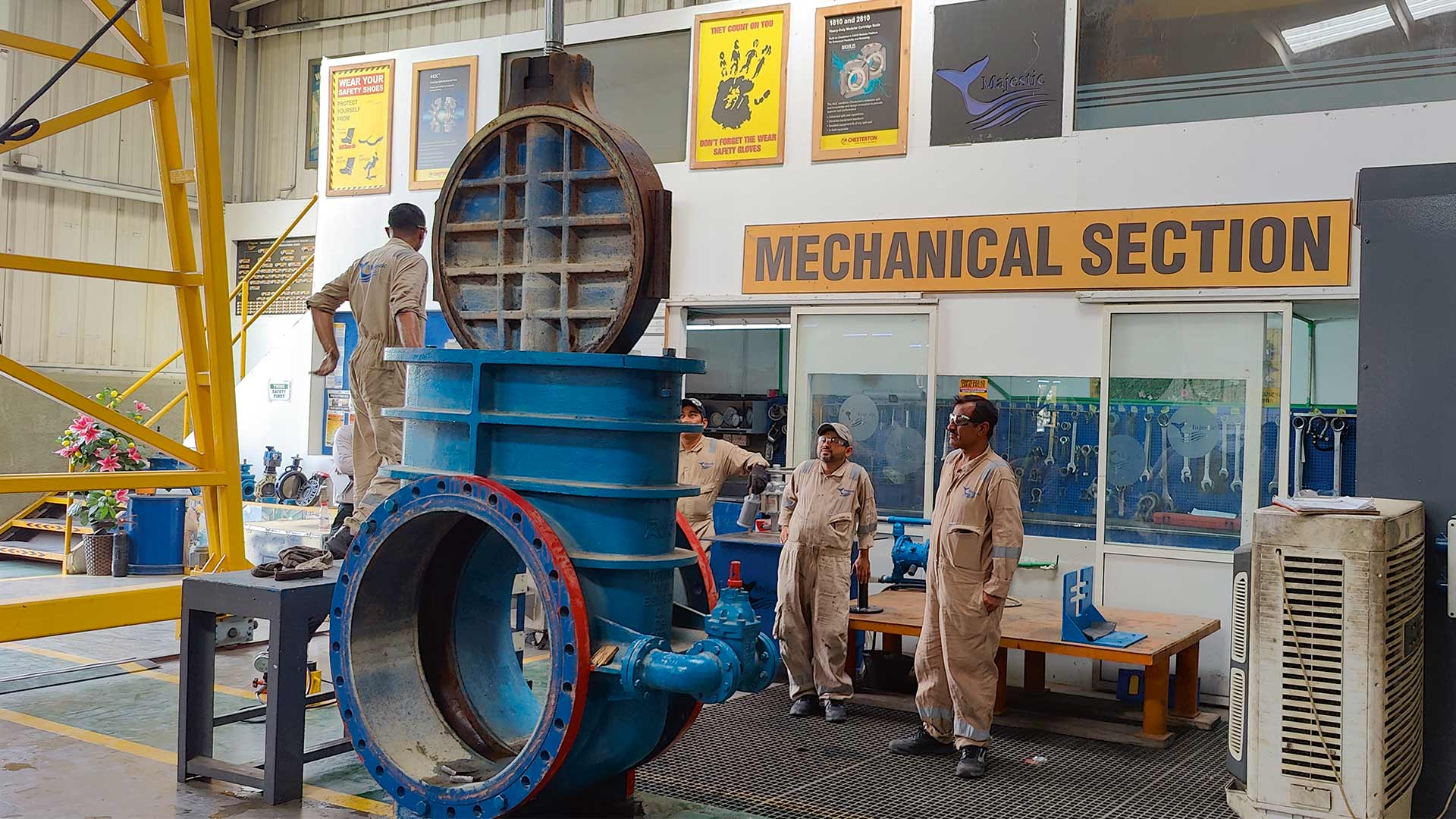 Gate valves refurbished