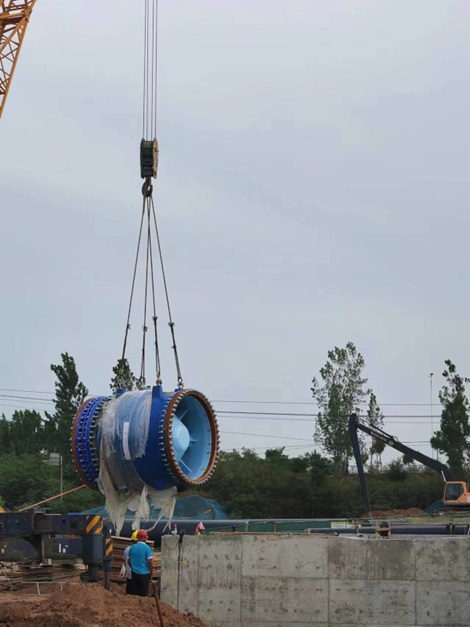 Instalment of butterfly valve