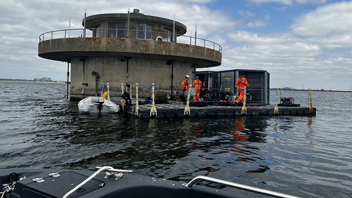 Underwater penstock replacement