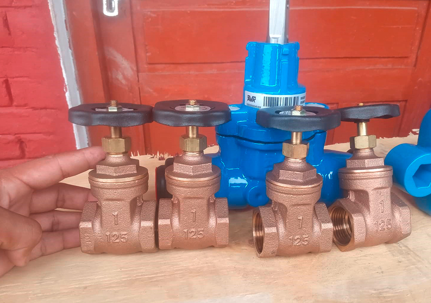 Avk Rack AVK valves in the Water2Nepal project