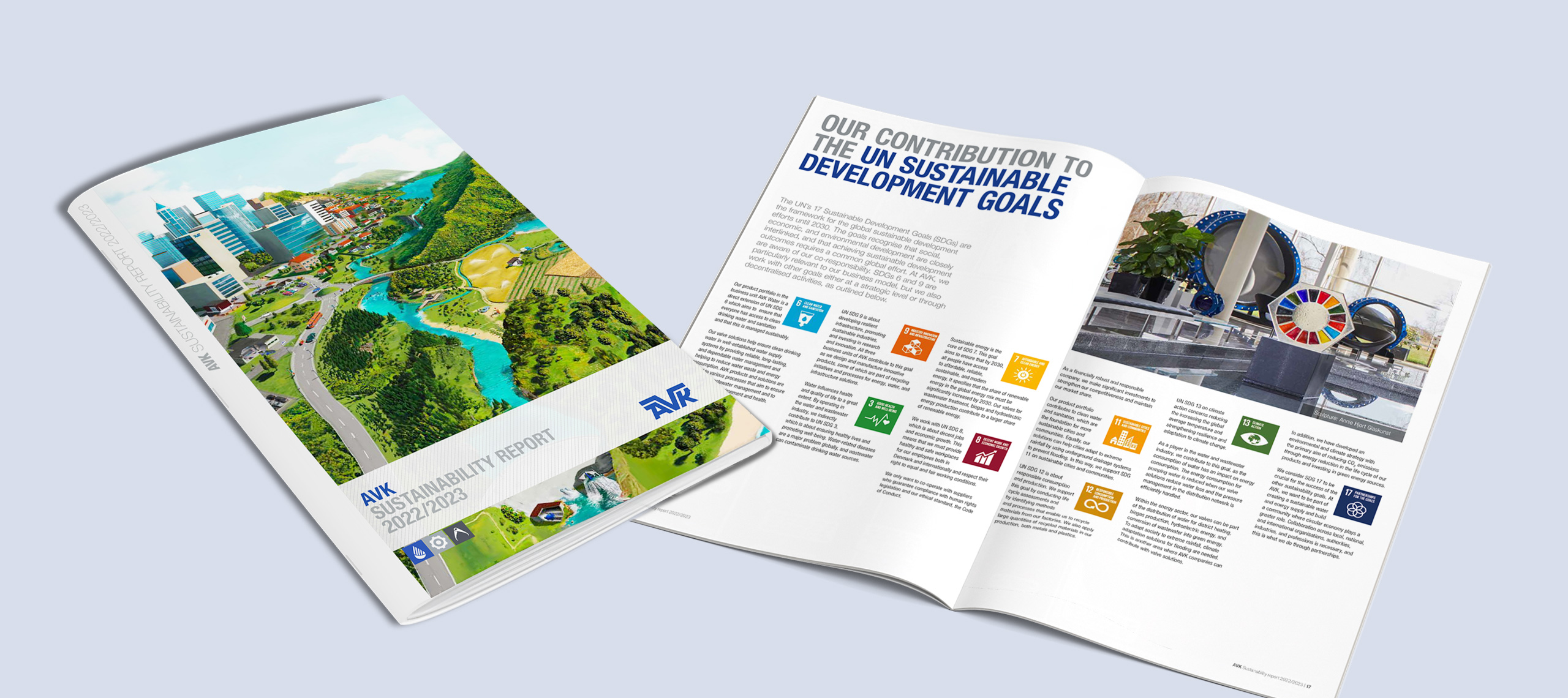 AVK sustainability report 2023 SGDs