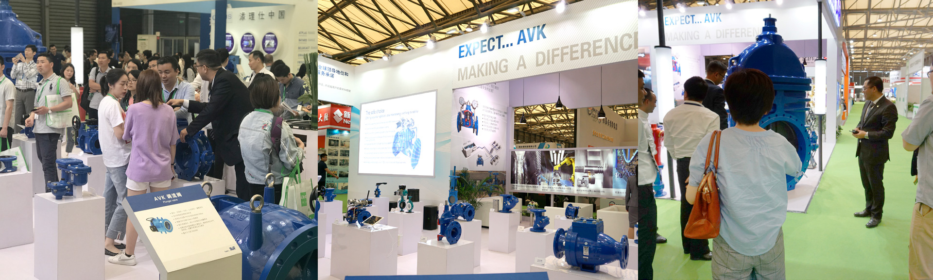 AVK products showing in IE expo 
