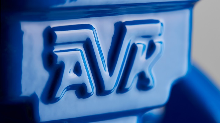 AVK logo casting