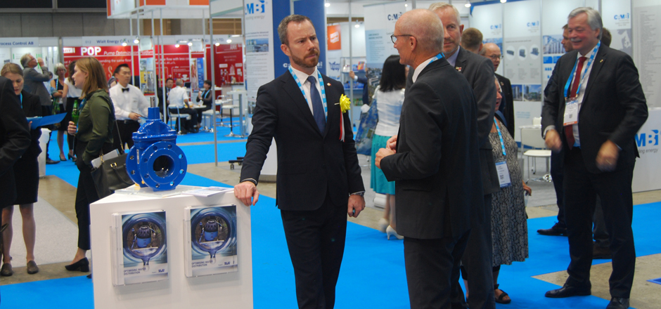 AVK booth joins the IWA Congress