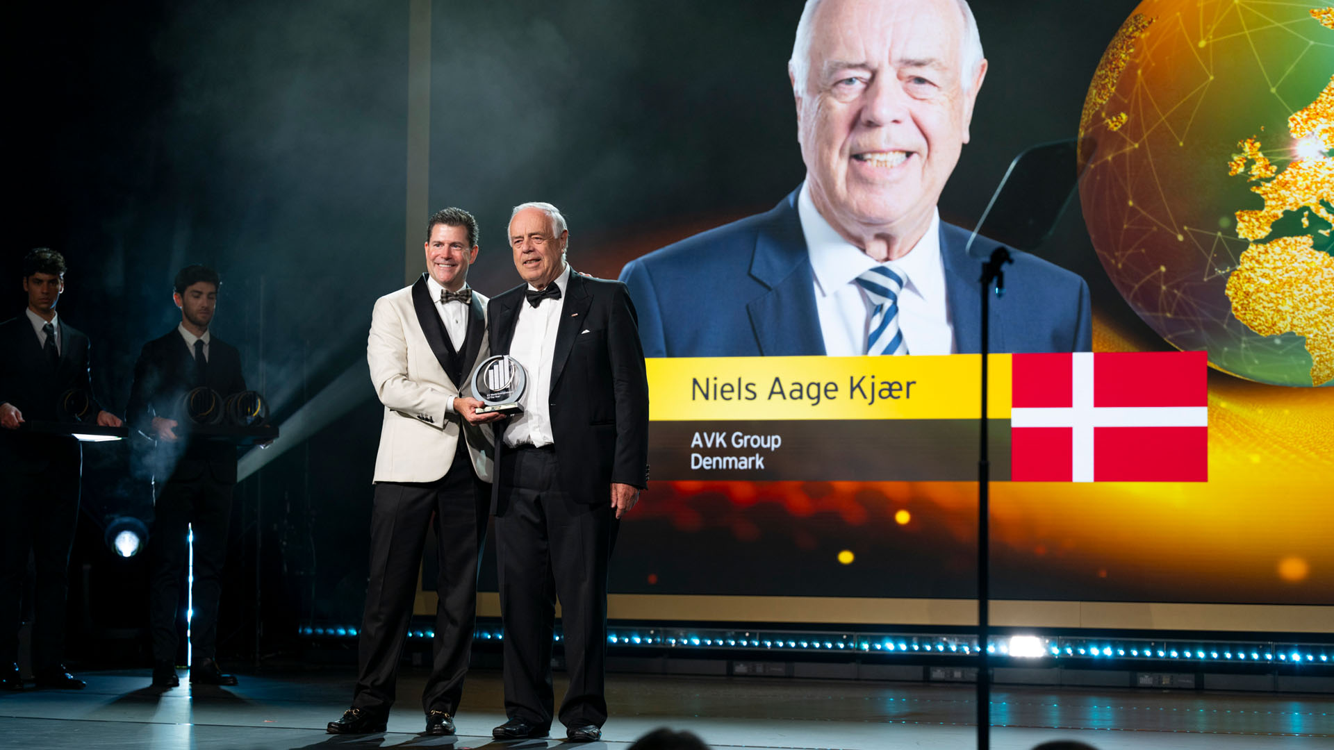 Niels Aage Kjær at the EY award show