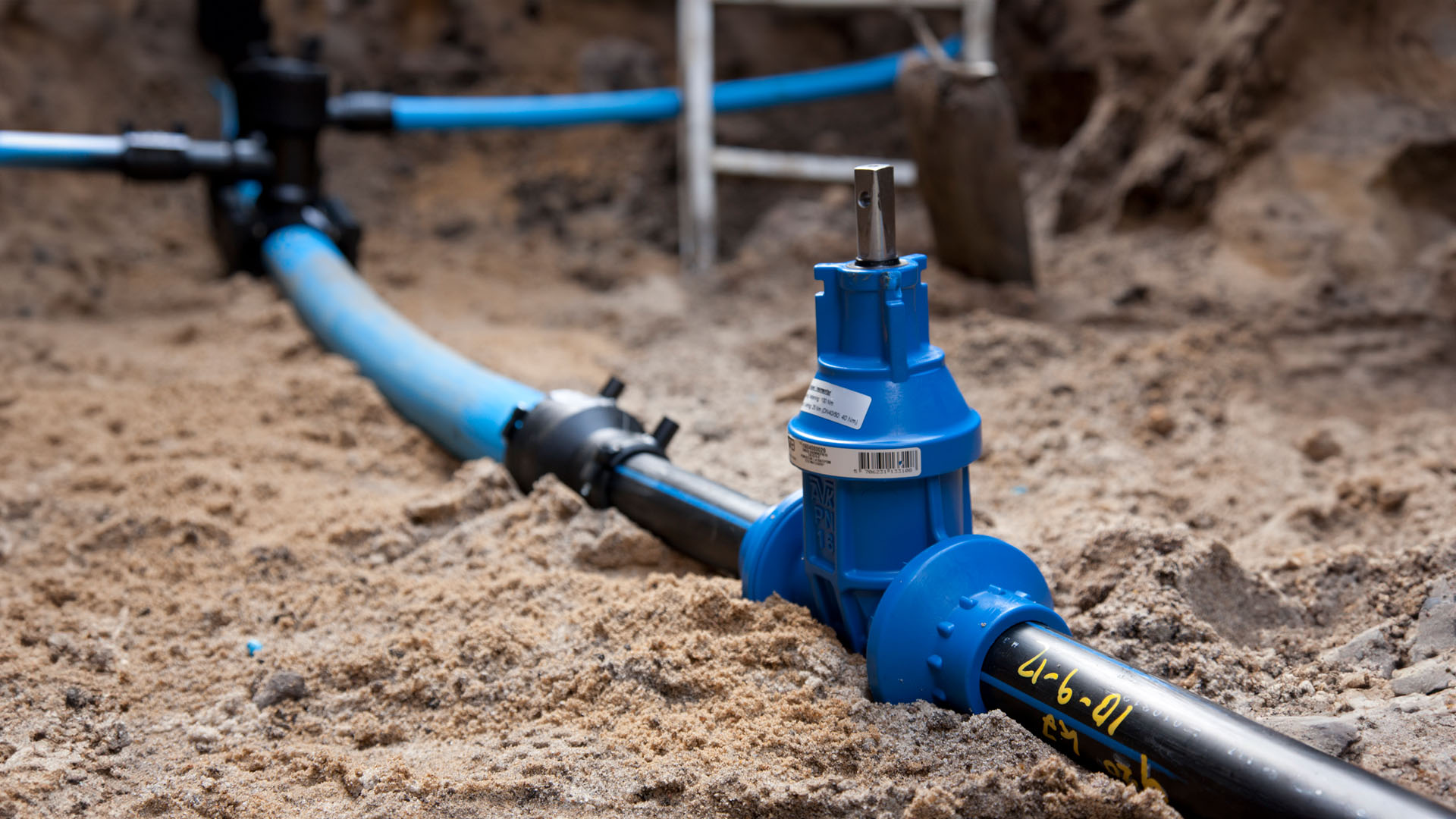 Series 16 POM valve installed