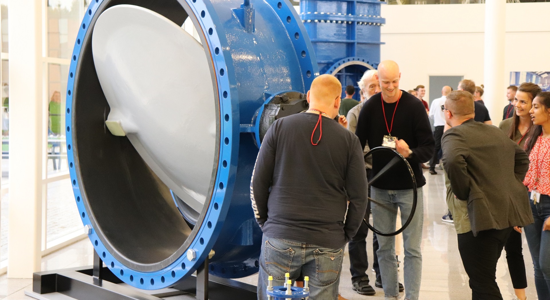 AVK big valves and visitors