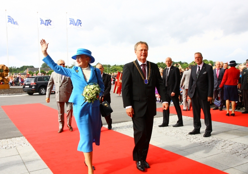 Royal visit to our AVK headquarters in Skovby, Denmark