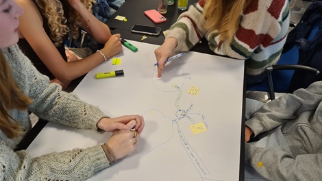 A project in progress during Science Day workshop