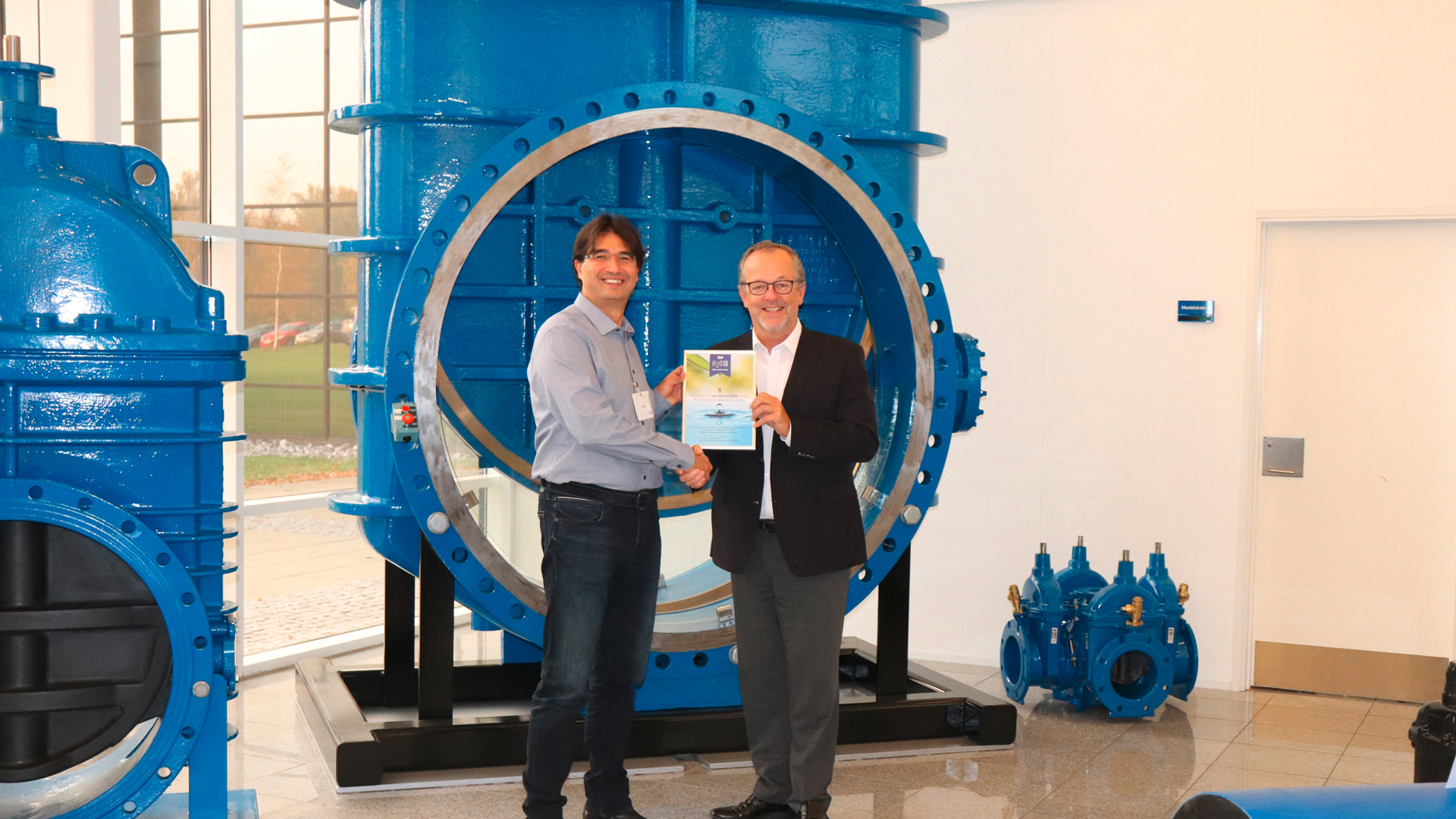 Winner of the  AVK World Water Award