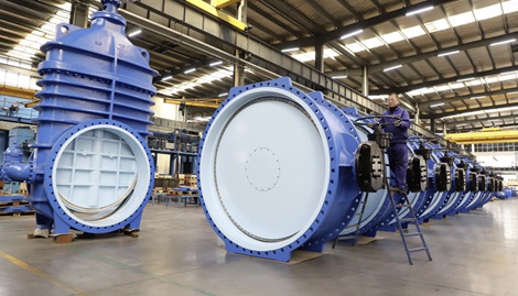 AVK valves in line in AVK Anhui factory