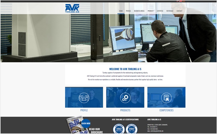 Banner web of AVK Tolling