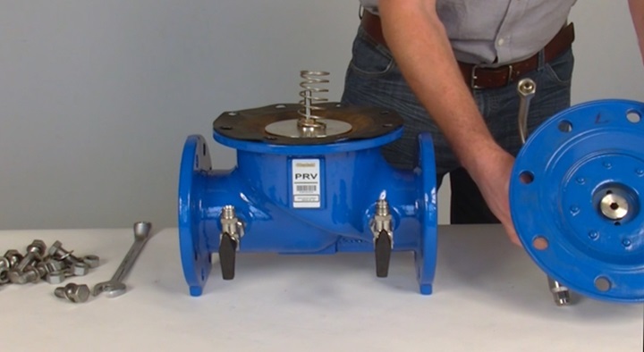 Control valve maintenance of the main valve video
