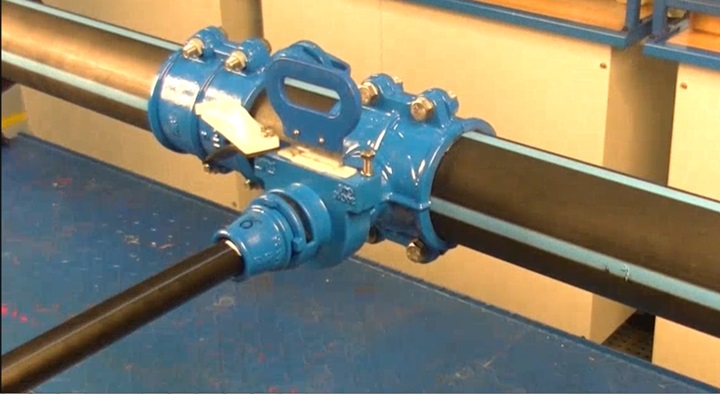 Under pressure tapping with Supa lock tapping head video