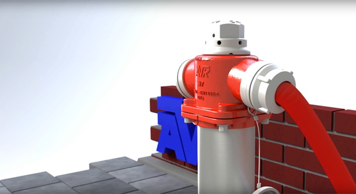 AVK Multi hydrant N7 animation